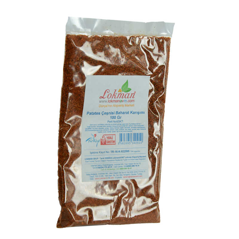 Lisinya214 Kızarmış Patates Baharatı Çeşnisi Karışımı 100 Gr Paket