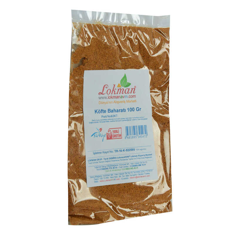 Lisinya214 Köfte Baharatı Saf Baharat Karışımı 100 Gr Paket