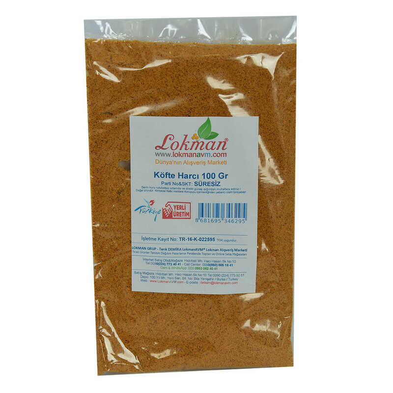 Lisinya214 Köfte Harcı Baharat Karışımı 100 Gr Paket