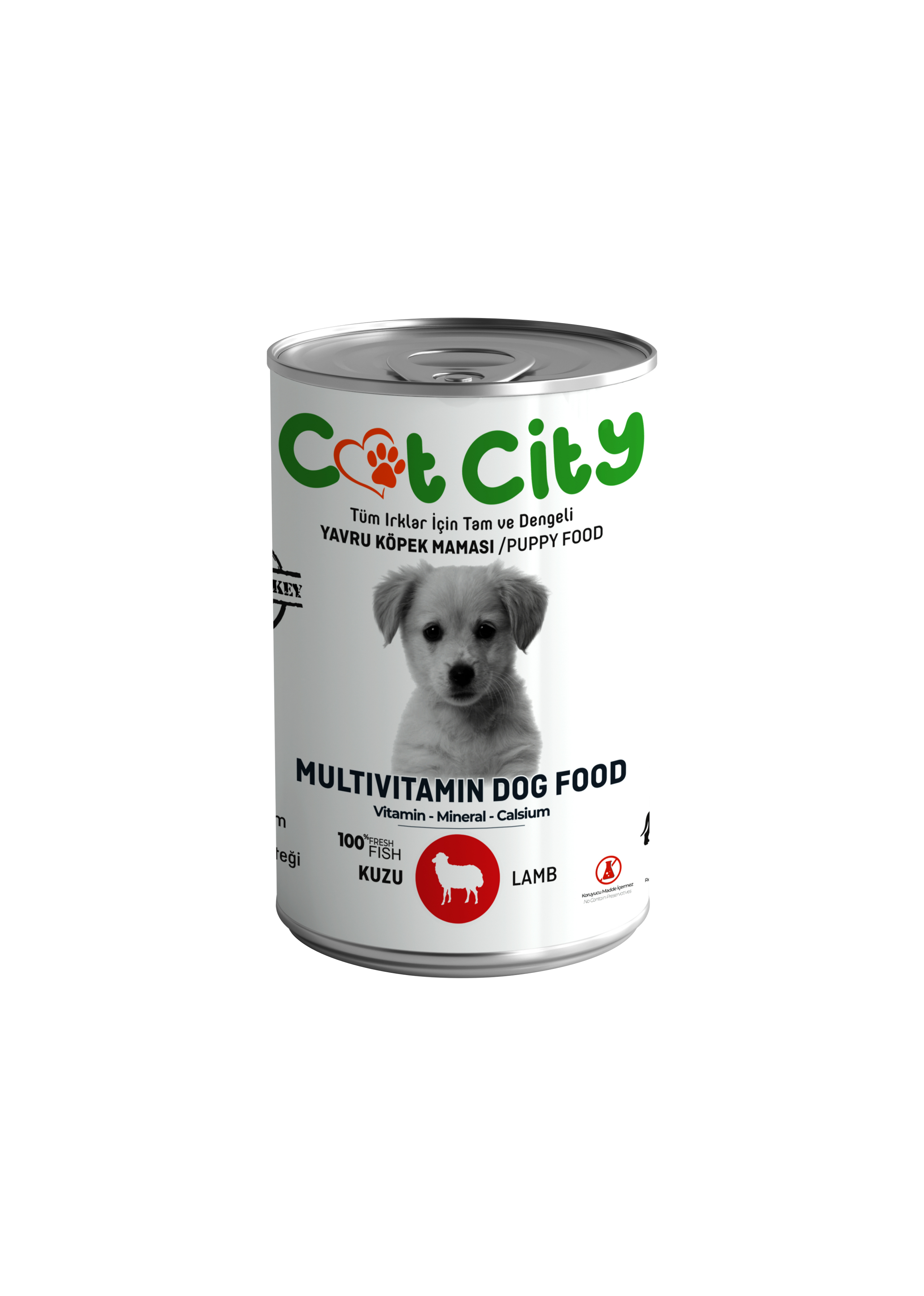 Az Tahıllı Kuzu Etli Yavru Köpek Konserve Yaş Mama 400 gr Az Tahıllı Kuzu Etli Yavru Köpek Konserve Yaş Mama 400 gr