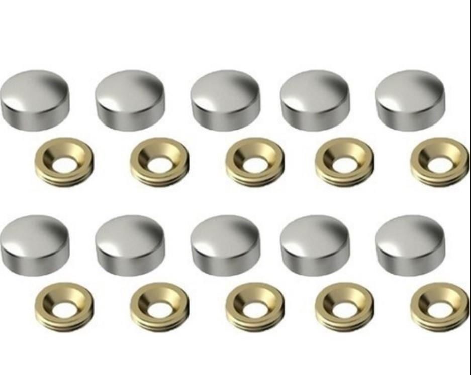 Krom Vida Tapası 16 mm 10 Adet Lisinya202 Krom Vida Tapası 16 mm 10 Adet