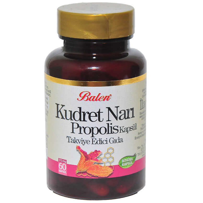 Lisinya214 Kudret Narı Propolis 60 Kapsül