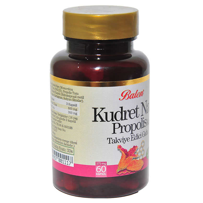 Lisinya214 Kudret Narı Propolis 60 Kapsül