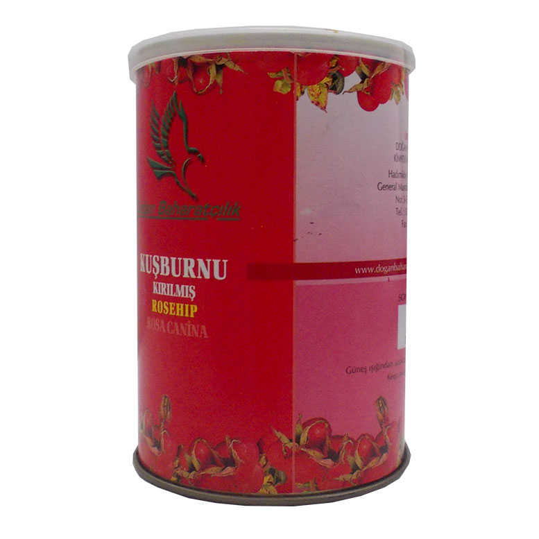 Lisinya214 Kuşburnu Doğal Kırılmış 100 Gr Teneke Kutu