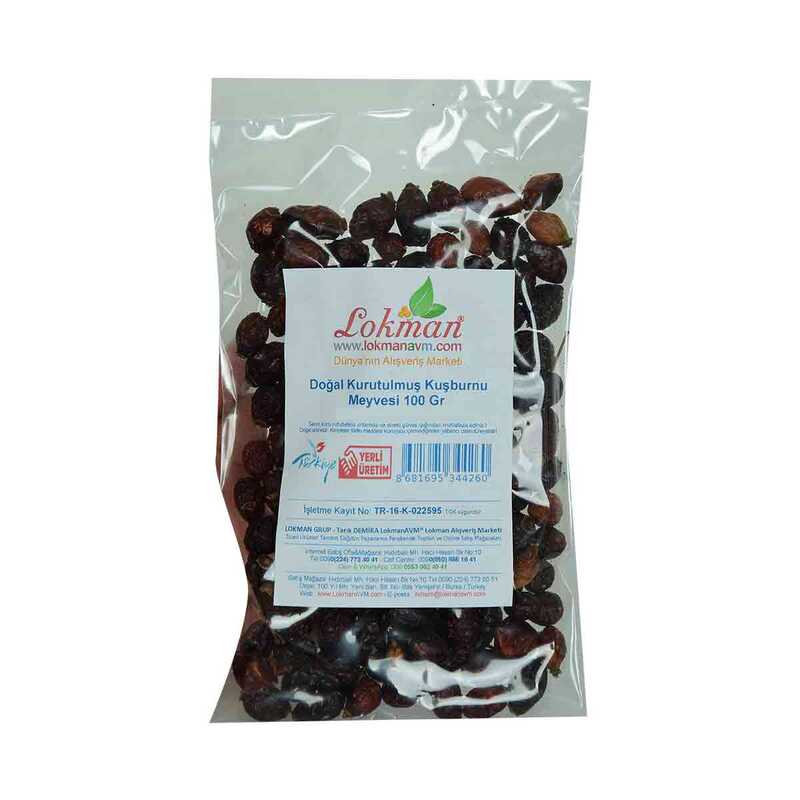 Lisinya214 Kuşburnu Doğal Kurutulmuş 100 Gr Paket
