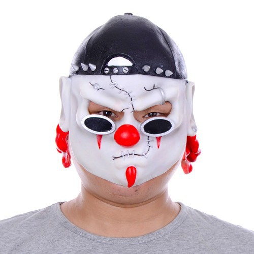 Lateks Şapkalı Gözlüklü Beyaz Maske  (Lisinya)