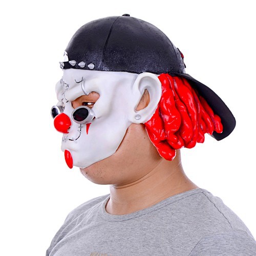 Lateks Şapkalı Gözlüklü Beyaz Maske  (Lisinya)