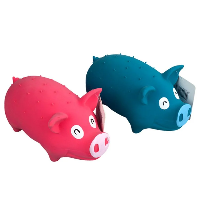 Latex Domuz Köpek Oyuncağı Sesli 21cm x 10 cm 1 Adet Lisinya205 Latex Domuz Köpek Oyuncağı Sesli 21cm x 10 cm 1 Adet