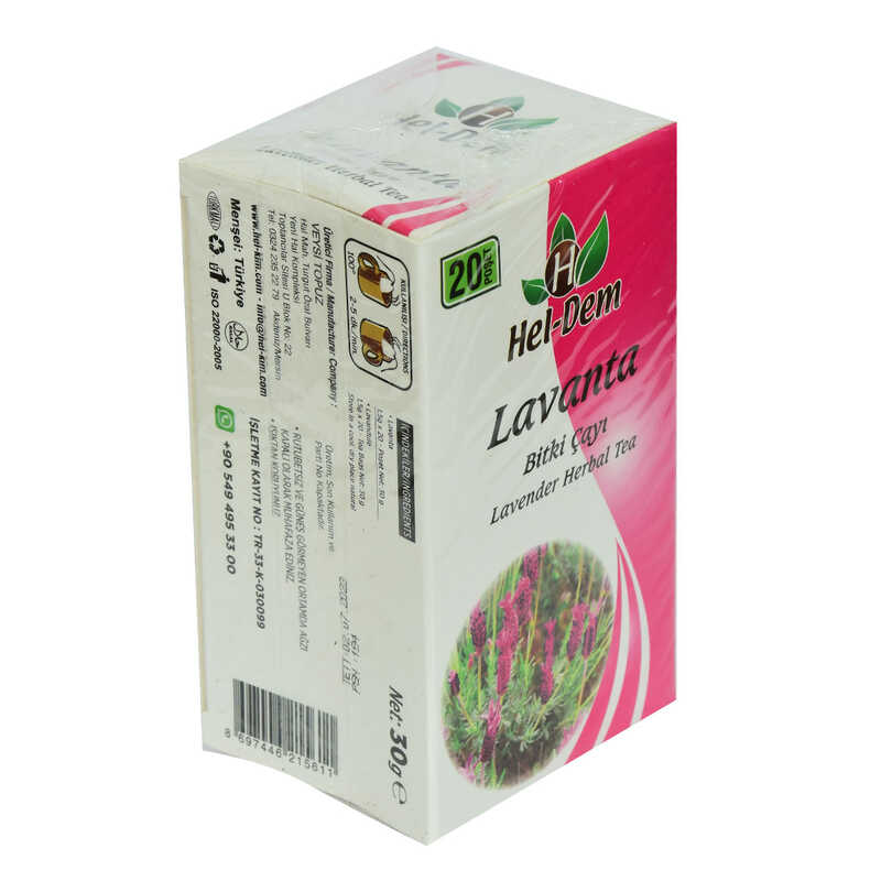 Lisinya214 Lavanta Bitki Çayı 2 Gr x 20 Süzen Poşet 40 Gr