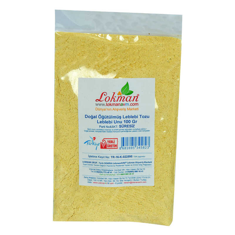 Lisinya214 Leblebi Tozu Leblebi Unu Öğütülmüş Doğal 100 Gr Paket