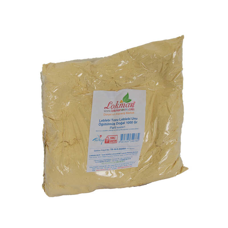 Lisinya214 Leblebi Tozu Leblebi Unu Öğütülmüş Doğal 1000 Gr Paket