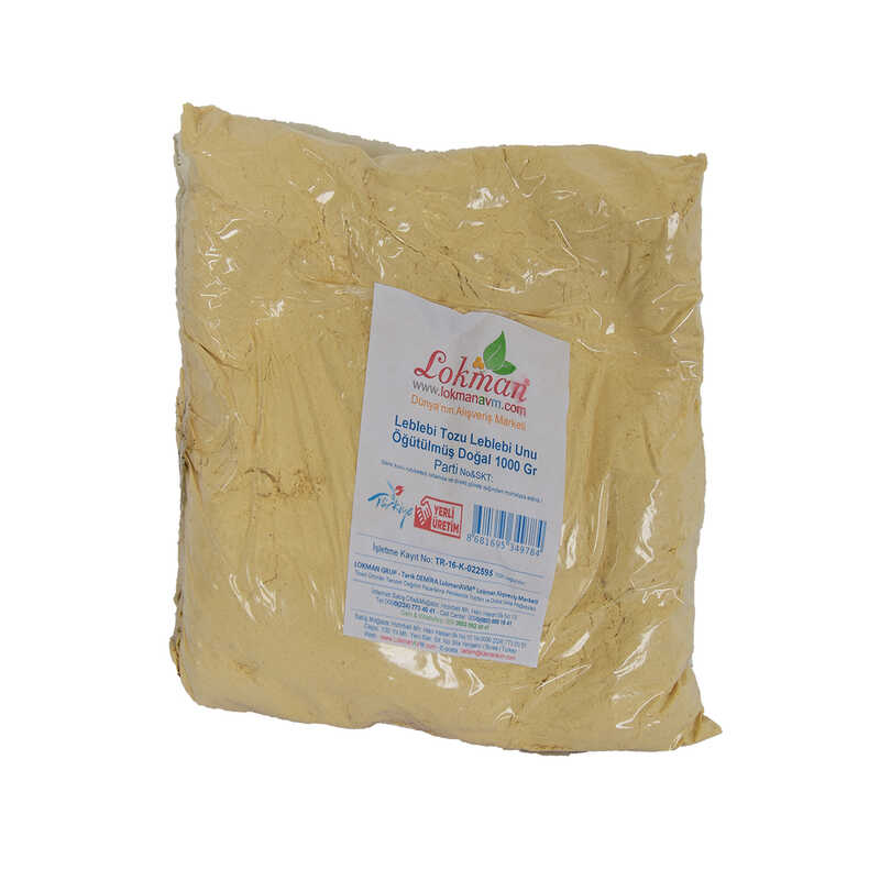 Lisinya214 Leblebi Tozu Leblebi Unu Öğütülmüş Doğal 1000 Gr Paket