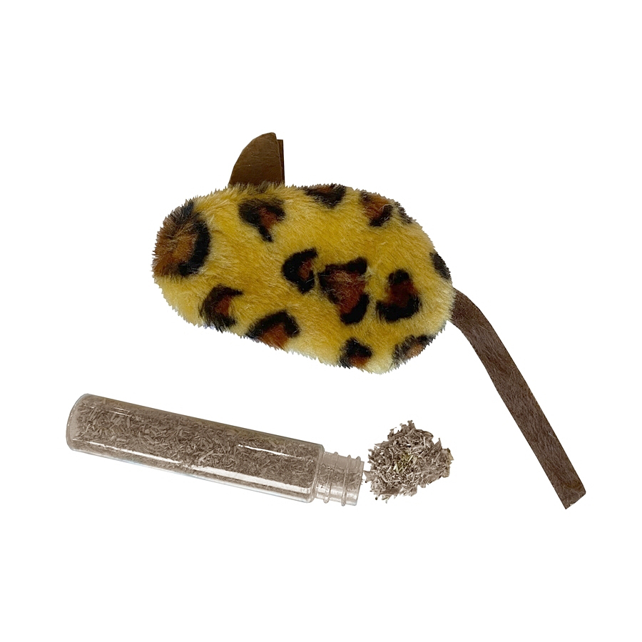 Kedi Oyuncağı Leopar Desenli Peluş Fare 6-10-18 cm Lisinya205 Kedi Oyuncağı Leopar Desenli Peluş Fare 6-10-18 cm