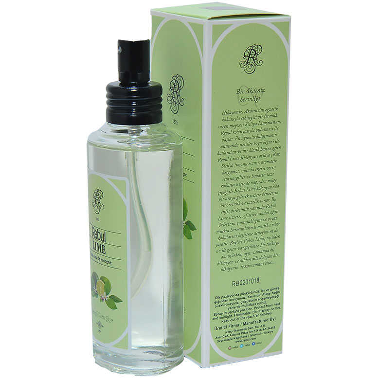 Lisinya214 Limon Kolonyası 80 Derece Cam Şişe Sprey 100 ML