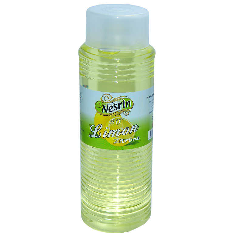 Lisinya214 Limon Kolonyası 80 Derece Pet Şişe 500 ML