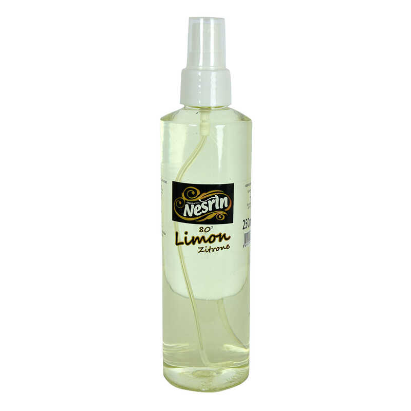 Lisinya214 Limon Kolonyası 80 Derece Pet Şişe Sprey 250 ML