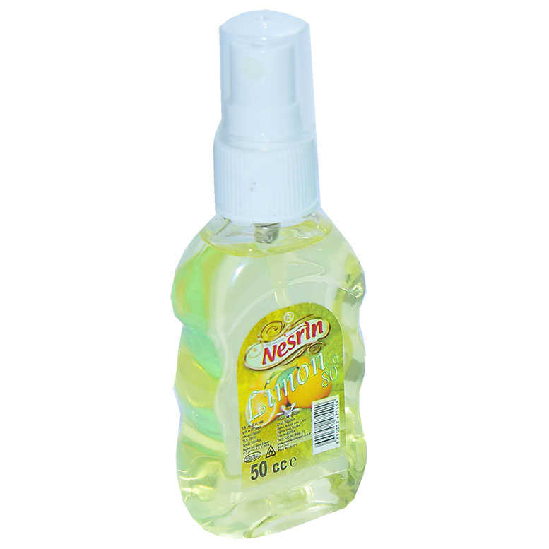 Lisinya214 Limon Kolonyası 80 Derece Pet Şişe Sprey 50 ML