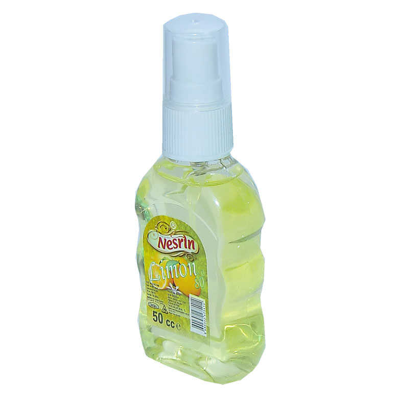 Lisinya214 Limon Kolonyası 80 Derece Pet Şişe Sprey 50 ML