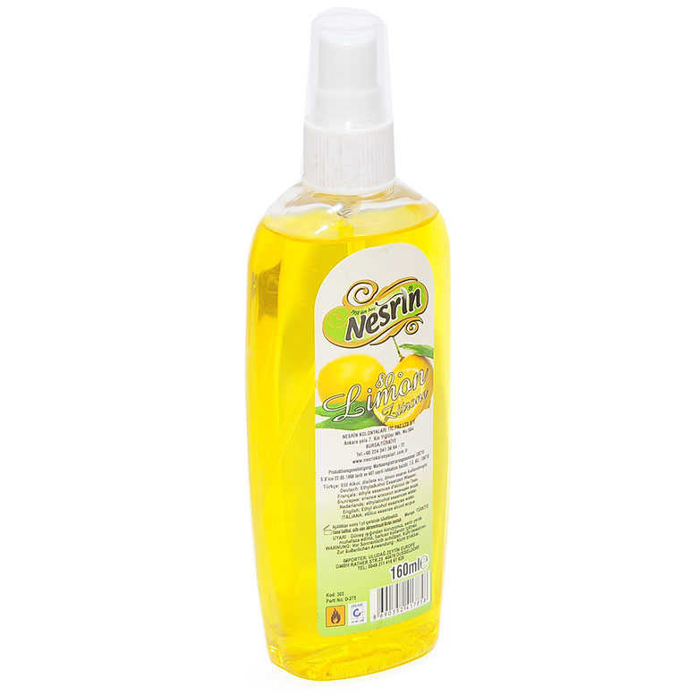 Lisinya214 Limon Kolonyası Sprey 80 Derece Pet Şişe 160 ML