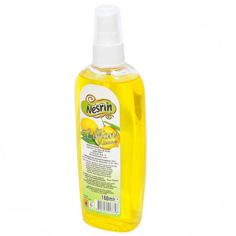 Lisinya214 Limon Kolonyası Sprey 80 Derece Pet Şişe 160 ML