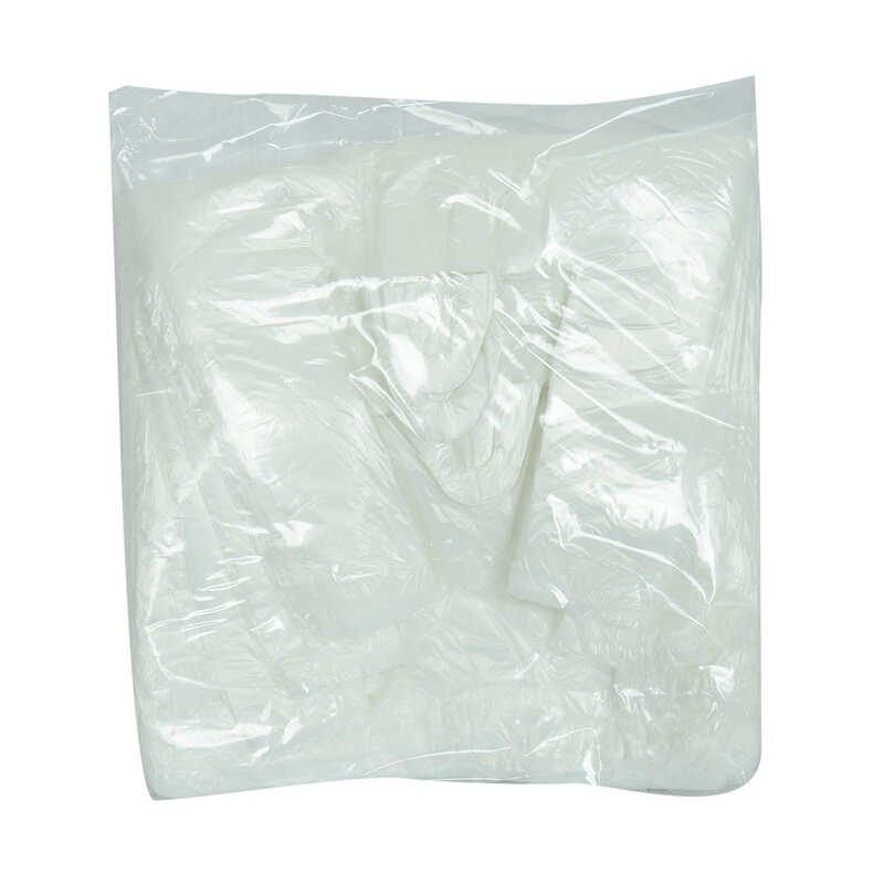 Ekonomik Küçük Boy Atlet Hışır Poşet 38X22 Cm İnce Beyaz 250 Adet 1 Paket - Lisinya