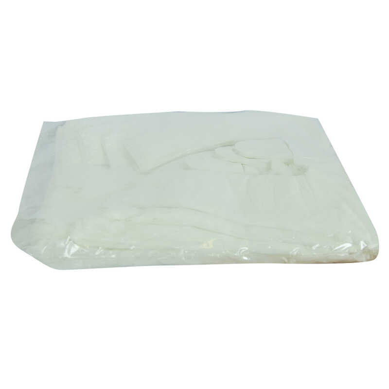 Ekonomik Küçük Boy Atlet Hışır Poşet 38X22 Cm İnce Beyaz 250 Adet 1 Paket - Lisinya