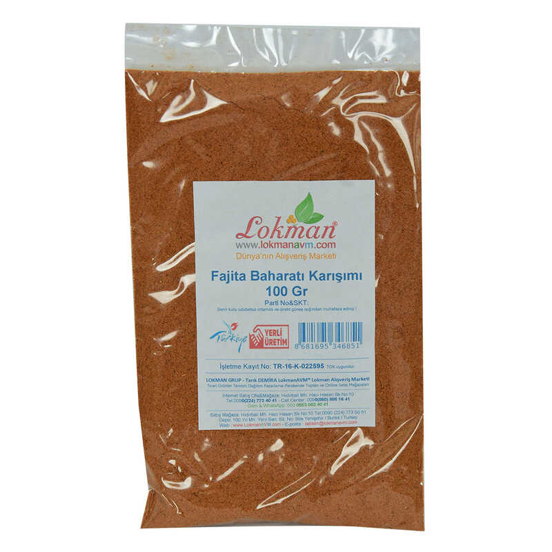 Fajita Baharatı Karışımı 100 Gr Paket - Lisinya