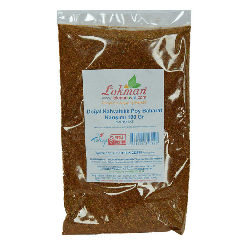 Kahvaltılık Poy Baharat Karışımı 100 Gr Paket - Lisinya