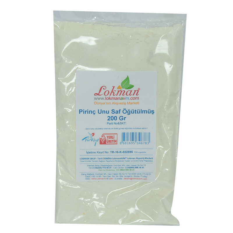 Lisinya214 Pirinç Unu Saf Öğütülmüş 200 Gr Paket