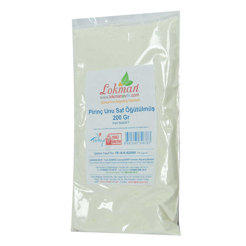 Lisinya214 Pirinç Unu Saf Öğütülmüş 200 Gr Paket