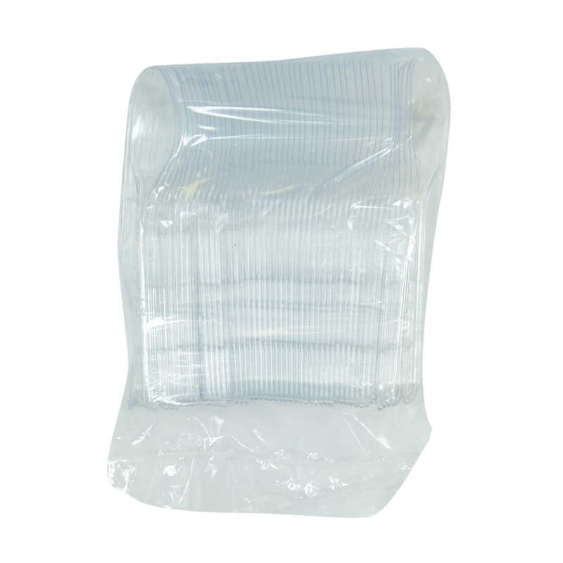 Lisinya214 Lüks Kaşık Sert Plastik Çorba Kaşığı 1654 mm Şeffaf 100 Adet 1 Paket