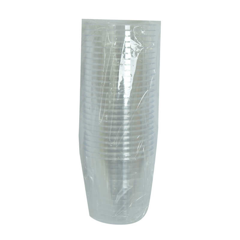 Lisinya214 Lüks Kristal Bardak Sert Plastik Çay Kahve Su Otomat Bardağı 180 Ml 25 li 1 Paket