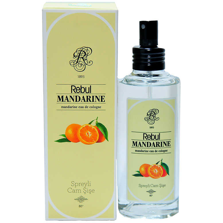 Lisinya214 Mandalina Kolonyası 80 Derece Cam Şişe Sprey 100 ML