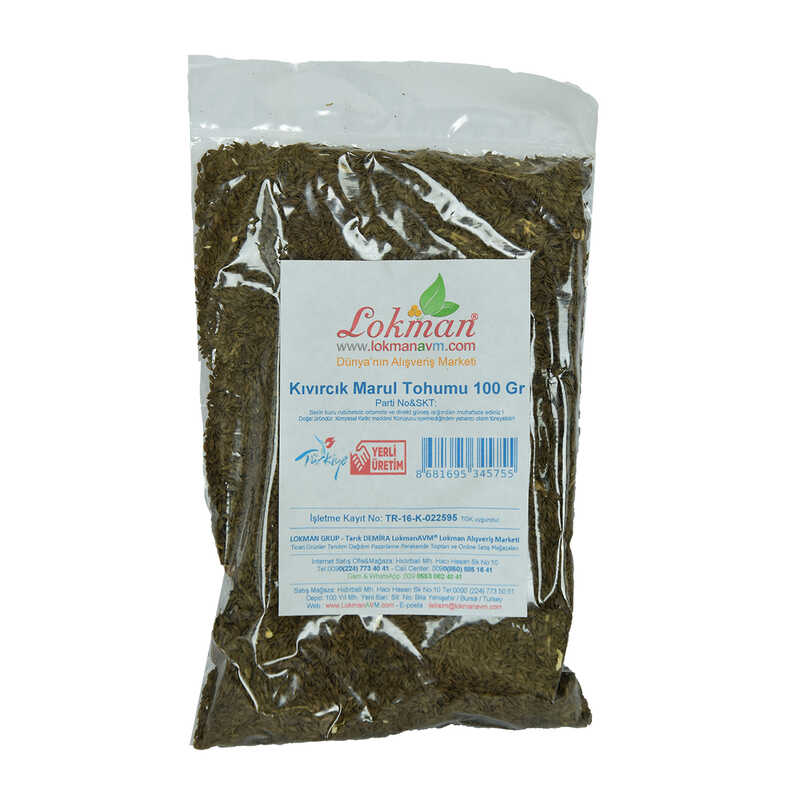 Lisinya214 Marul Tohumu Doğal Kıvırcık 100 Gr Paket