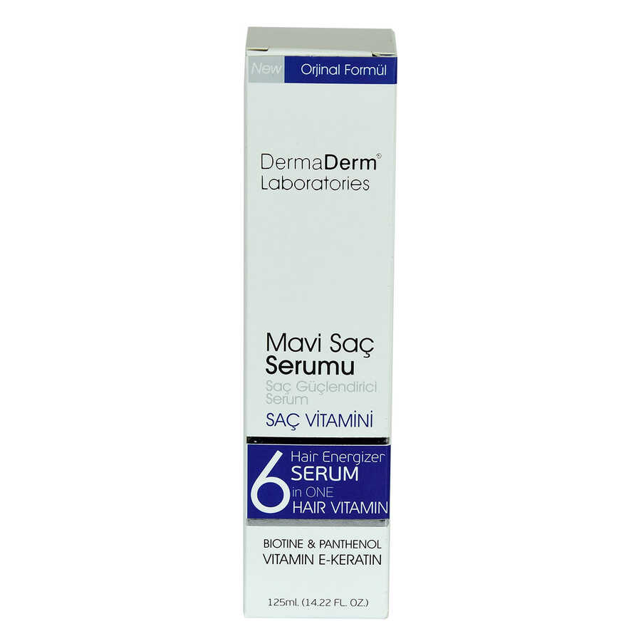 Lisinya214 Mavi Saç Serumu Saç Güçlendirici Serum (Biotin Panthenol Vitamin E-Keratin) 125 ML