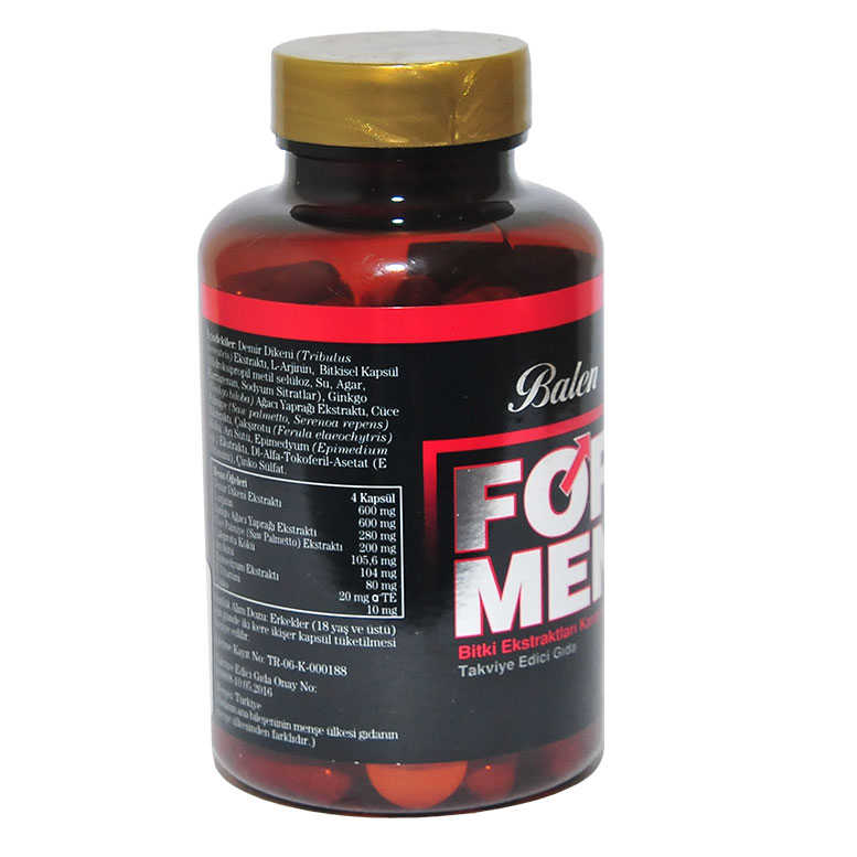 Lisinya214 For Men Bitki Karışımı 120 Kapsül