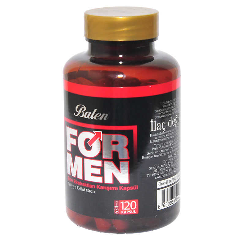 Lisinya214 For Men Bitki Karışımı 120 Kapsül