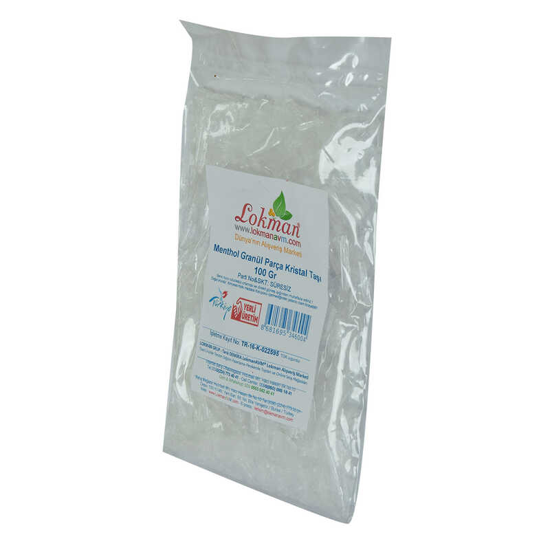 Lisinya214 Menthol Granül Parça Kristal Taşı 100 Gr