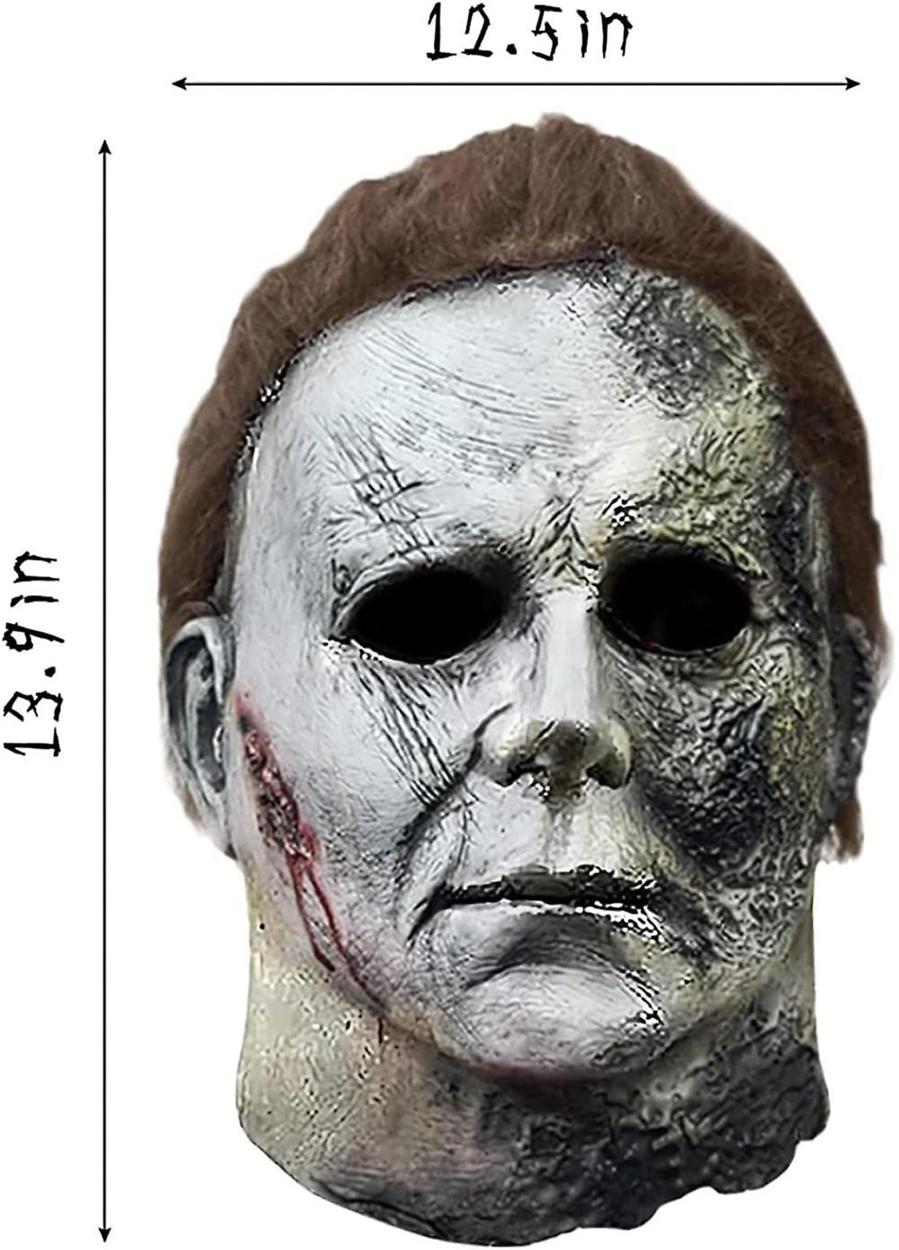 Michael Myers Lateks Maske - Michael Myers Et Maske Kafaya Tam Geçmeli (Lisinya)