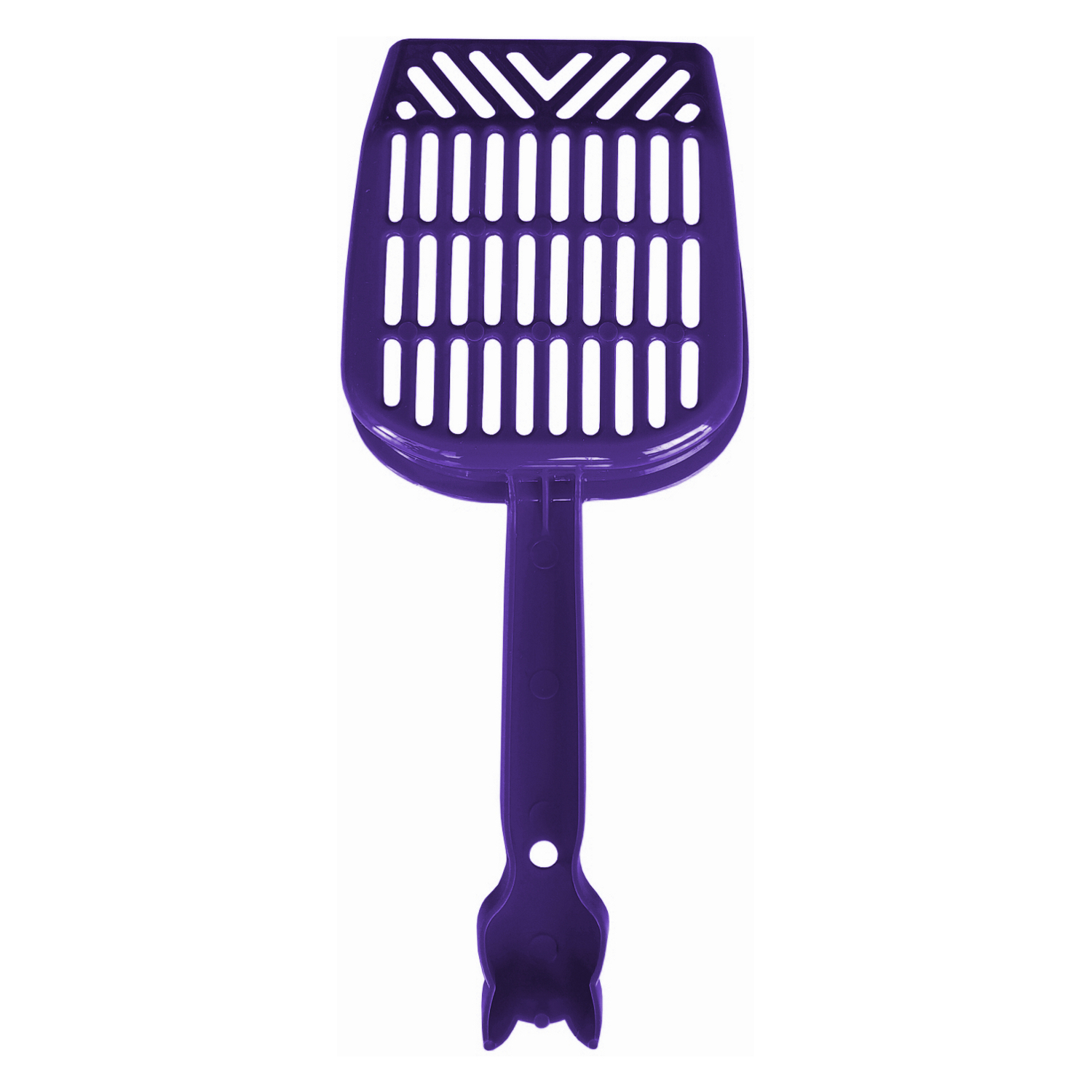 Lisinya205  İnce Elekli Kedi Kumu Küreği Large 11-27 cm Mor