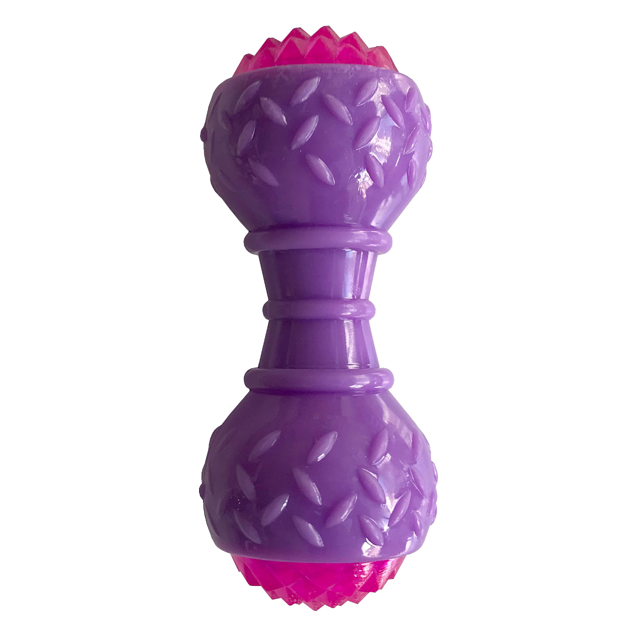 Lisinya205 Aktivite Sesli ve Işıklı Köpek Oyuncak Dumbel 5x15 cm Mor