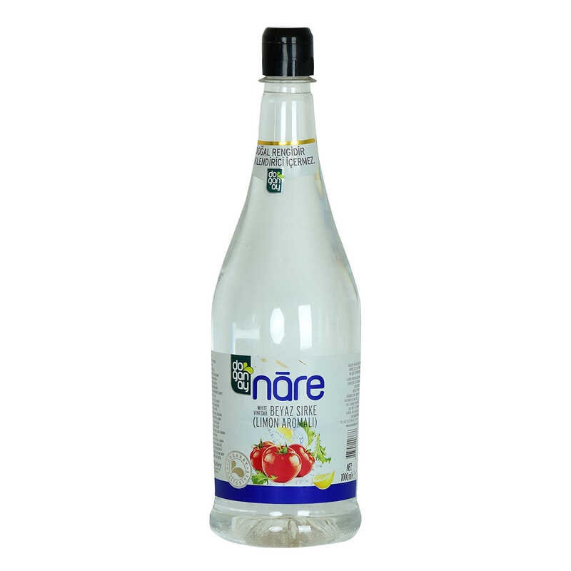 Lisinya214 Nare Beyaz Sirke Limon Aromalı 1000 ML - Doğal Rengidir Renklendirici İçermez