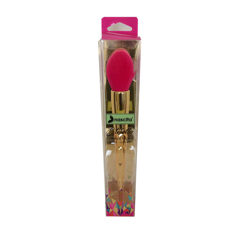 Lisinya214 Profesyonel Stiletto Allık ve Pudra Makyaj Fırçası - 242 Blush And Powder Brush