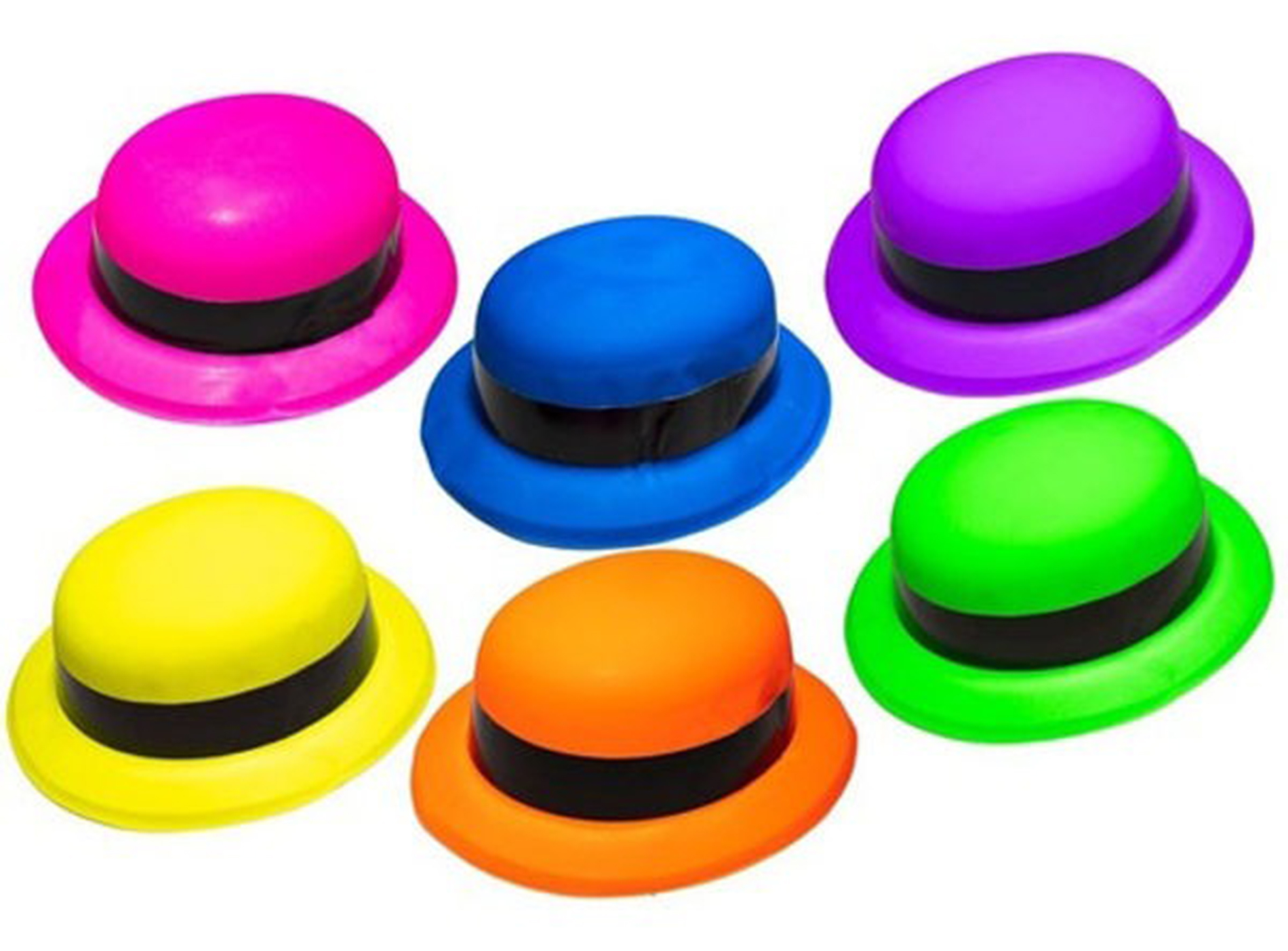 Neon Partisi Turuncu Renk Melon Plastik Parti Şapkası (Lisinya) Neon Partisi Turuncu Renk Melon Plastik Parti Şapkası (Lisinya)