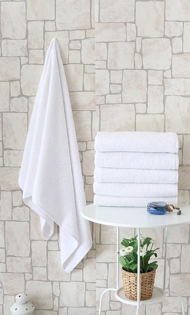 Otel Tipi 4'lü 70x140 Banyo Havlusu Beyaz Otel Tipi 4'lü 70x140 Banyo Havlusu Beyaz