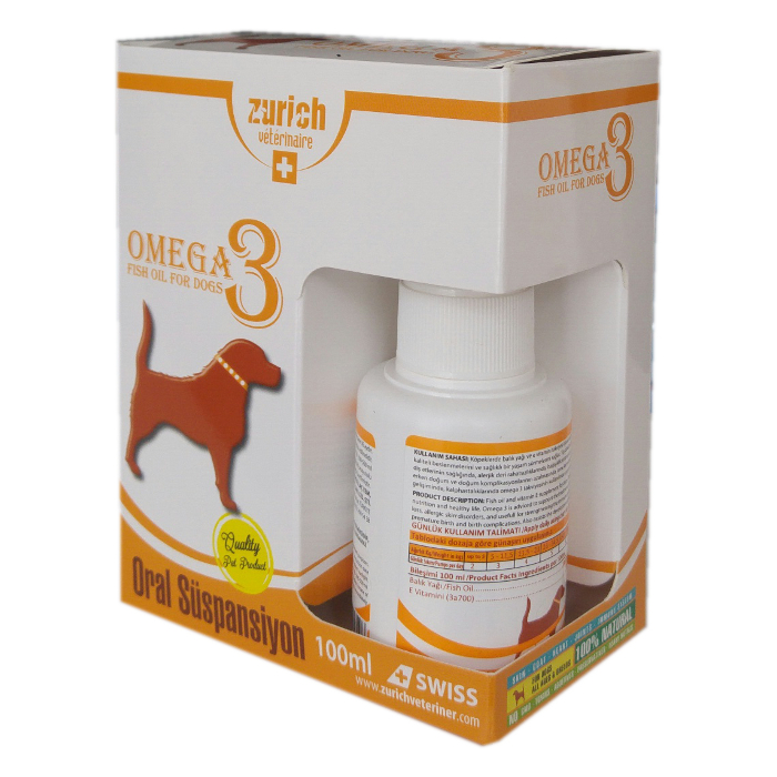 Dog Omega-3 Balık Yağı Tüy Döküm Önleyici/Tüy Sağlığı 100ml Dog Omega-3 Balık Yağı Tüy Döküm Önleyici/Tüy Sağlığı 100ml