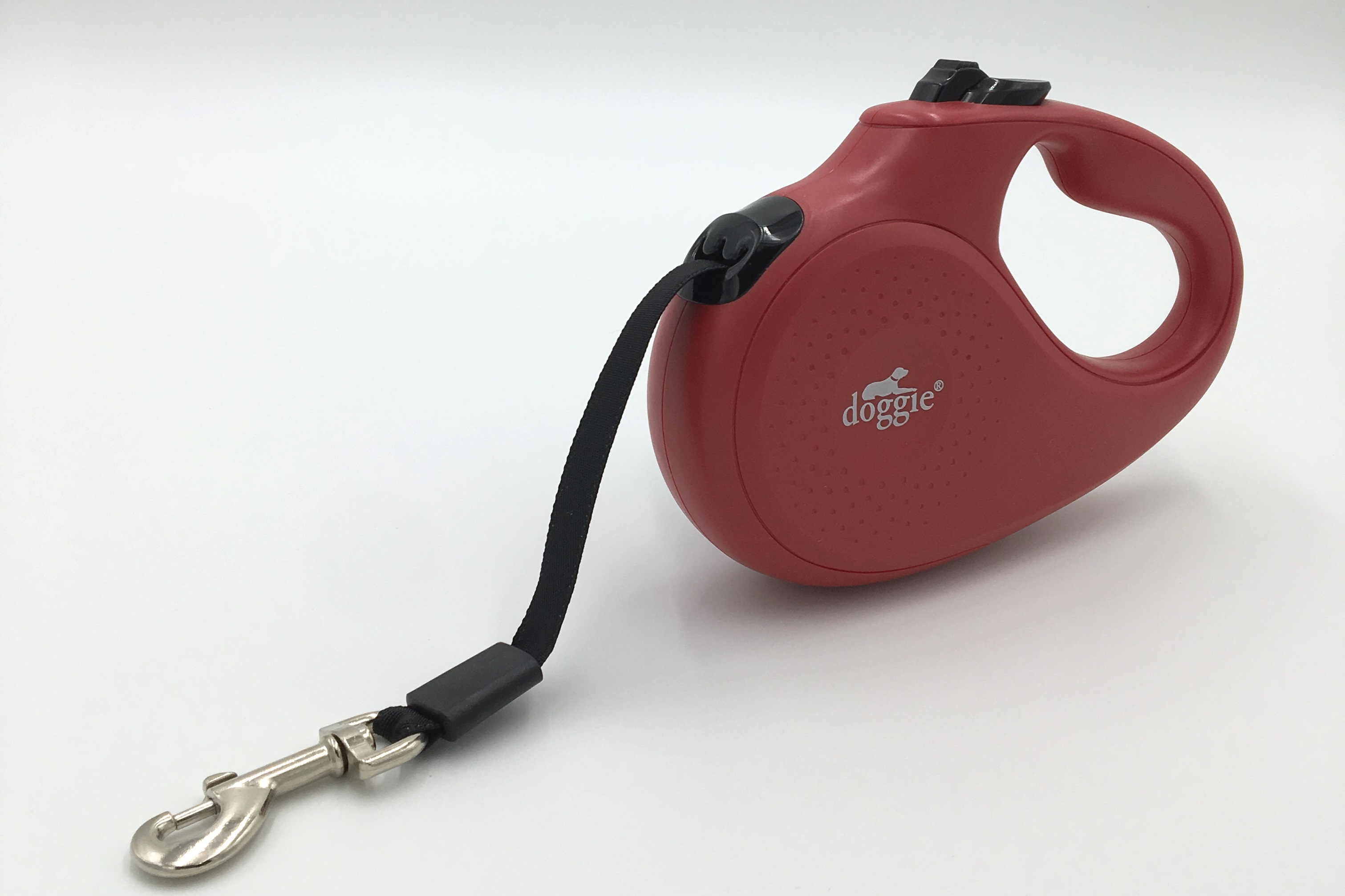 Lisinya205  Seri Otomatik Makaralı Köpek Gezdirme 25 kg / 5 M Kırmızı