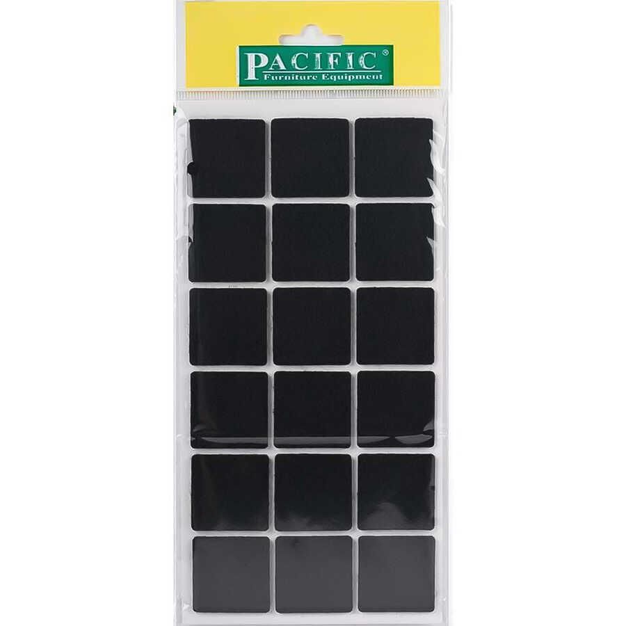 Lisinya202 Pacific 6035 BL Yapışkanlı Keçe  35 mm X 35 mm Siyah