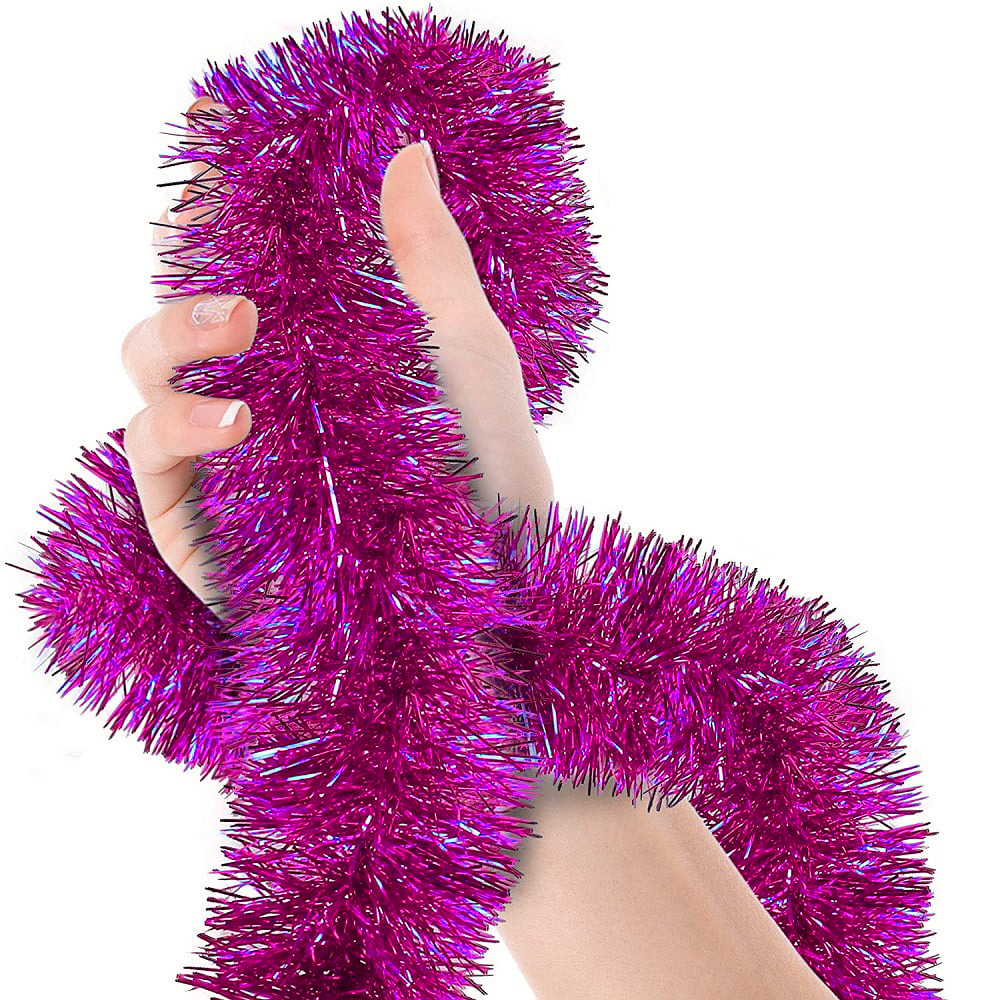 Parti İçin Sim Süs 2 Metre Uzunluk 6 cm Genişlik Fuşya Renk İthal Parti İçin Sim Süs 2 Metre Uzunluk 6 cm Genişlik Fuşya Renk İthal