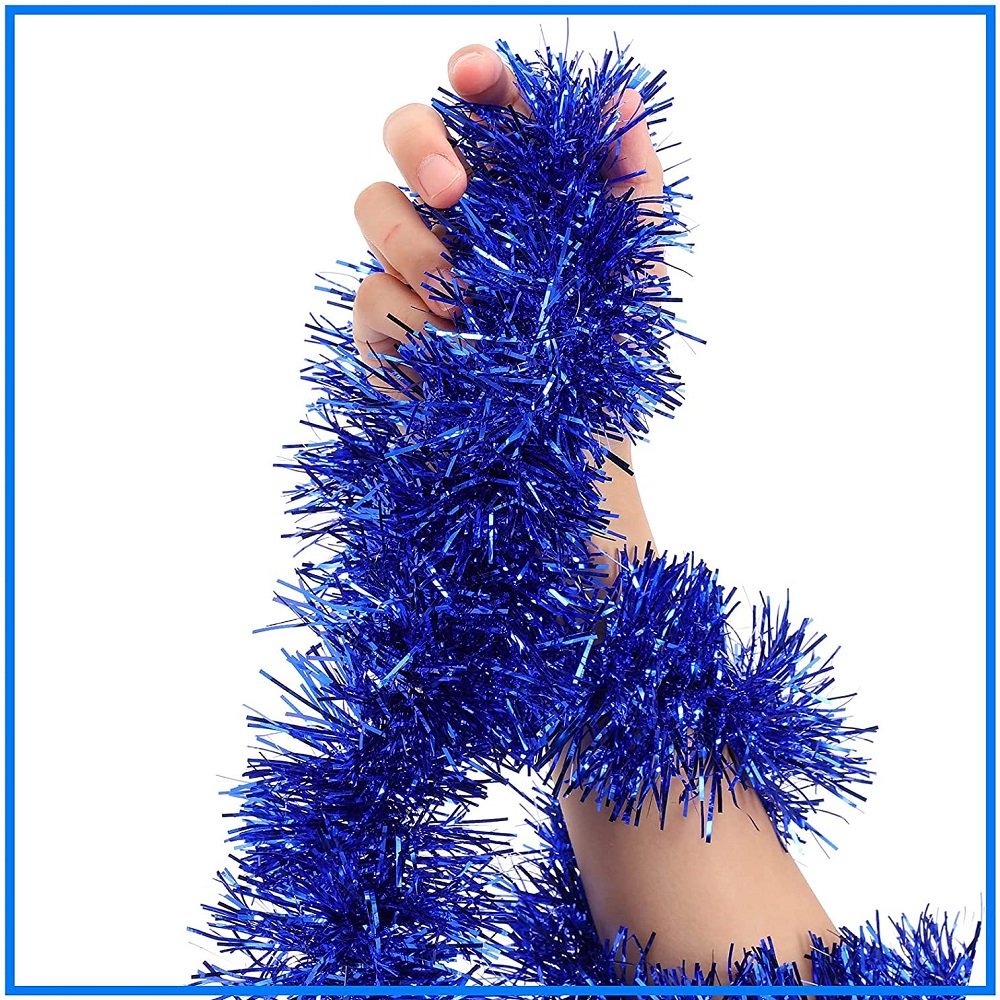 Parti İçin Sim Süs 2 Metre Uzunluk 6 cm Genişlik Mavi Renk İthal Parti İçin Sim Süs 2 Metre Uzunluk 6 cm Genişlik Mavi Renk İthal